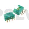 Q-C-0012 Quantum Multiplex MPX Connector Green Male and Female